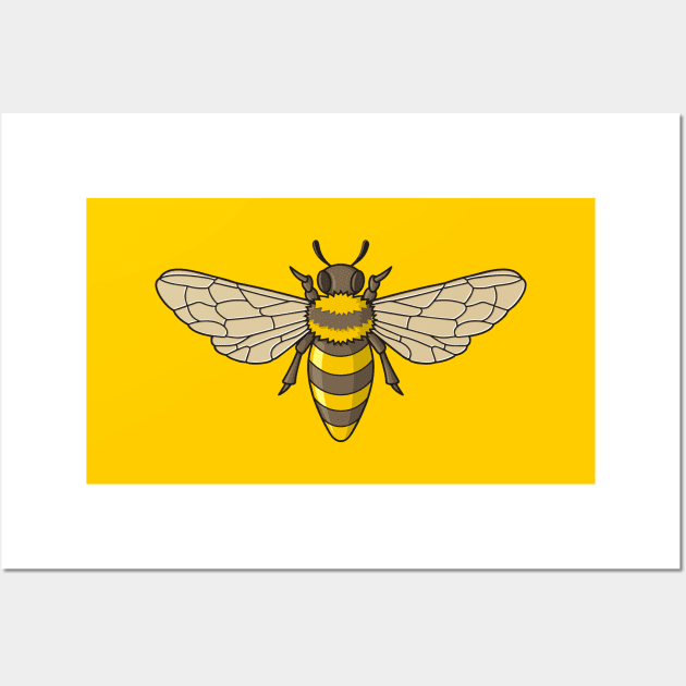Honeybee Icon Wall Art by sifis